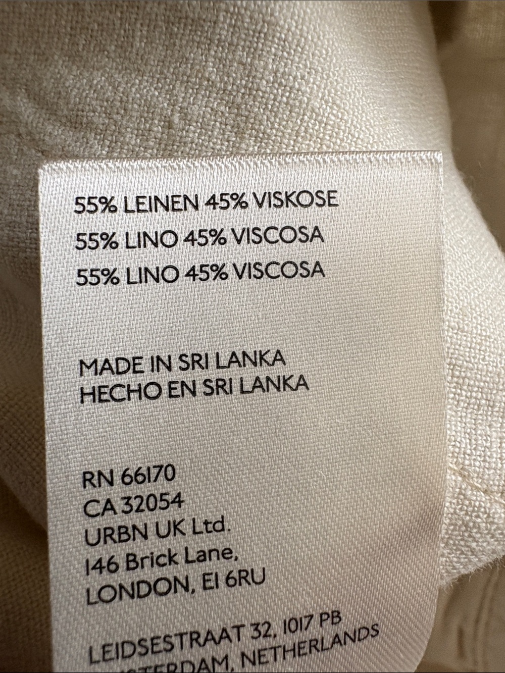 Pilcro Women's Cargo Pants in Cream NWOT - Picture 9 of 9